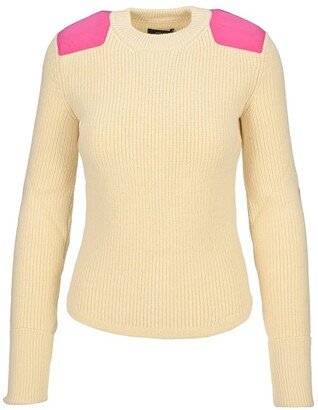 Two-Tone Crewneck Sweater