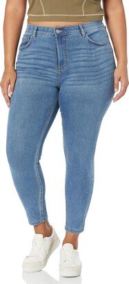 ARNAYORK Plus Size Jean Skinny ST Tropez in MID WASH