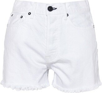 Noend Denim Muse Denim Shorts In White