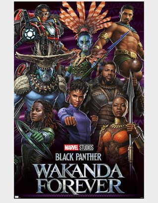 Black Panther Wakanda Forever Group Poster