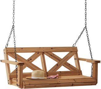 Meranti Farmhouse Porch Swing