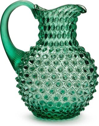 In Flore Caroline Crystal Glass Carafe, Hobnail, 2L, Blue-Green