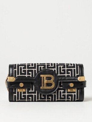 B-Buzz 23 bag in leather and cotton with jacquard monogram