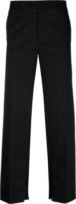Logo-Embroidered Tailored Trousers