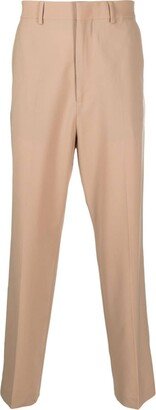 Pleat-Detailing Wool Blend Tailored Trousers