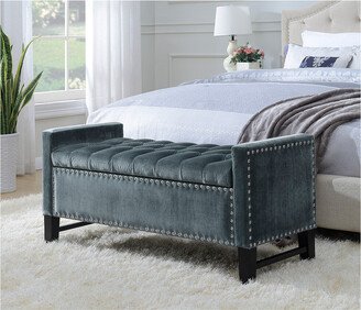 Marcus Velvet Storage Bench