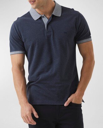 Men's New Haven Heathered Polo Shirt-AA