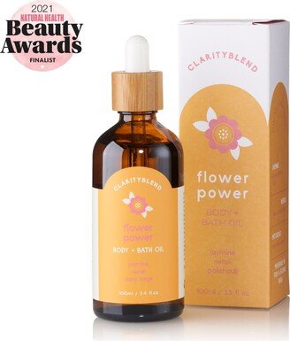 Clarity Blend Aromatherapy Flower Power Bath & Body Oil