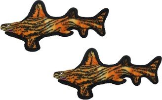 Tuffy Ocean Creature Tiger Shark, 2-Pack Dog Toys