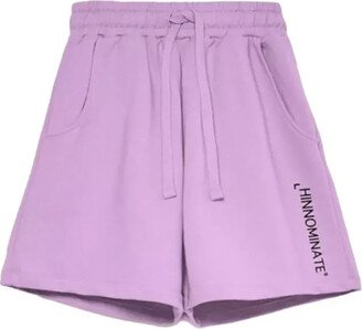 Hinnominate Purple Cotton Women's Short