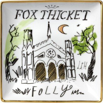 Ginori 1735 Fox Thicket Folly Square Plate (14Cm)