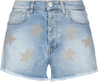 P_JEAN Denim Shorts Blue-AA