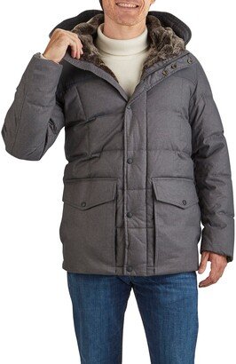 Faux Fur Lined Down Puffer Jacket