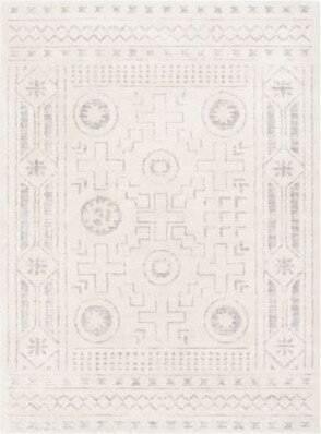 Abbie Allie Rugs Roma Rom 2332 White Area Rug