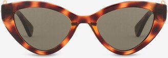 Buckle Tortoiseshell Sunglasses