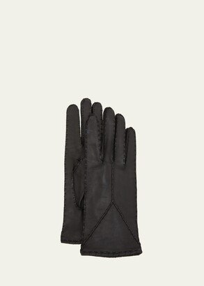 Stitched Leather Gloves