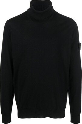 Roll-Neck Virgin Wool Jumper-AO