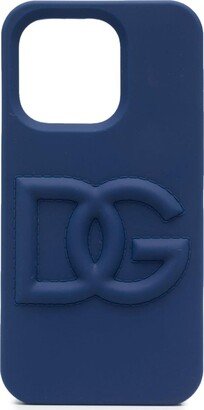 logo-embossed Iphone 14 Pro case-AA