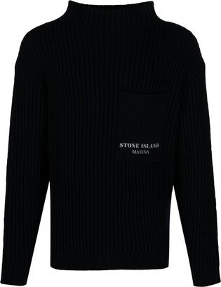 Virgin Wool Ribbed-Knit Jumper