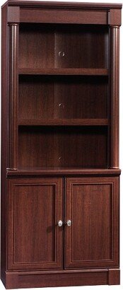 72 Palladia Library with Doors Select Cherry Red