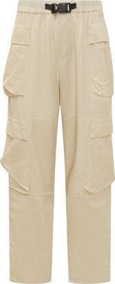 Bonsai Belted Wide-Leg Cargo Trousers-AA