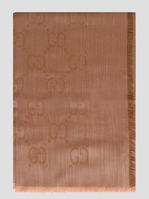 Gg Wool Silk Stole