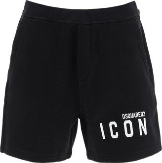 Logo Print Bermuda Shorts-AA