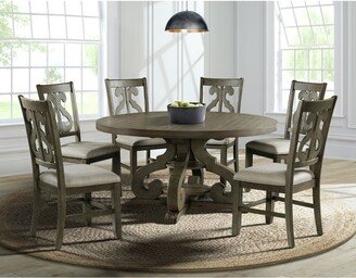 Picket House Stanford 7-pc. Round Dining Table Set w/ 6 Chairs