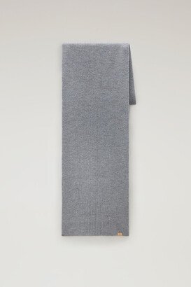 Ribbed Scarf in Pure Merino Virgin Wool