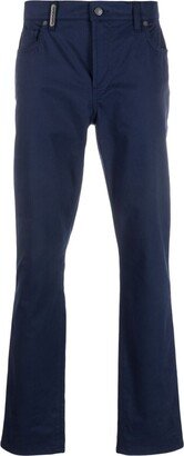 Logo-Plaque Straight-Leg Trousers-AI