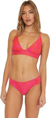 Trellis Reversible Halter Top (Multi) Women's Swimwear