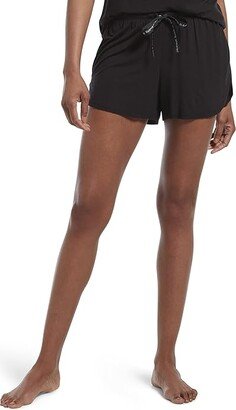 Women's SleepWell with TempTech Boxer Pajama Sleep Short (Black) Women's Pajama