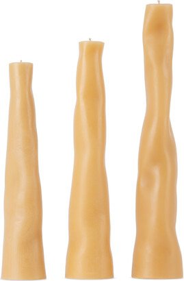 HANDS Yellow Wobble Candle Set