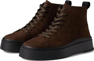 Stacy Nubuck High-Top Sneaker (Chocolate) Women's Shoes