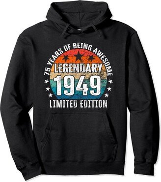 Kattos - 75th Birthday Vintage 1949 Version 2024 75th Birthday Limited Edition Born in 1949 Pullover Hoodie