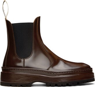 Brown Le Chouchou 'Les chelsea Pavane' Chelsea Boots