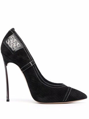 Blade stiletto pumps