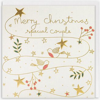 Selfridges Edit Merry Christmas Special Couple Christmas Card 14cm x 14cm