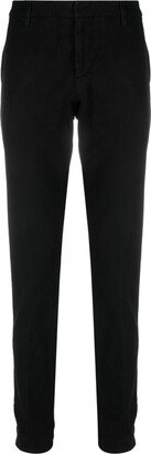 Tapered-Leg Cotton Trousers-AB