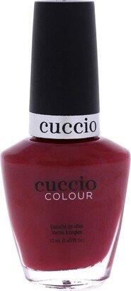 Colour Nail Polish - Red Eye To Shanghai by Cuccio Colour for Women - 0.43 oz Nail Polish