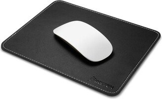 Insten PU Leather Mouse Pad for Wired/Wireless Gaming Computer Mouse, Anti-Slip & Waterproof Mat Accessories Home Office, Black