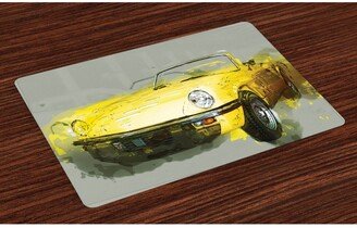 Car Place Mats, Set of 4