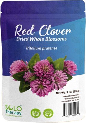 Red Clover Blossoms - 3 Ounces in Resealable Bag, Clovers Dried Whole Tea Product From Bulgaria