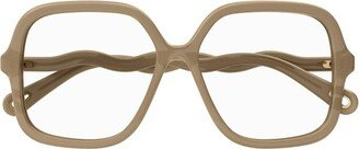 Squared Oversized Frame Glasses