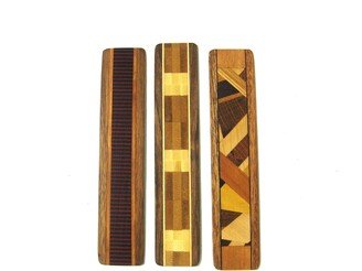 Set Of Three Bookmarks Made Exotic Woods