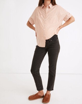 Maternity Side-Panel Perfect Vintage Jeans in Lunar Wash