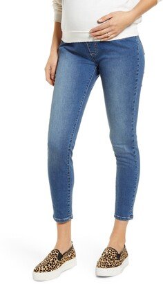 High Waist Crop Maternity Jeans