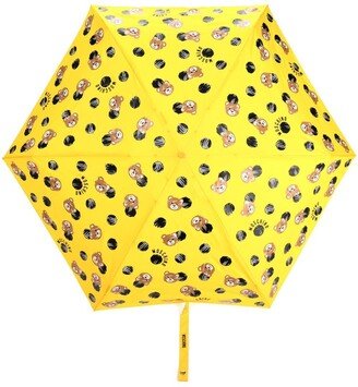 Teddy Bear-Print Super Mini Umbrella-AA