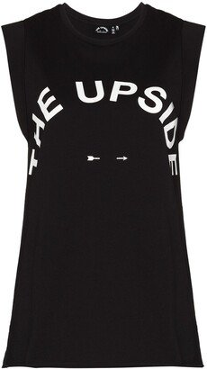 Logo-Print Tank Top-AC