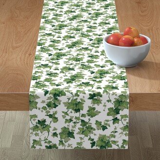 Table Runners: English Ivy - Green Table Runner, 90X16, Green